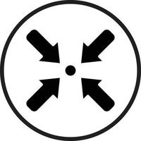 Shrink Icon Style vector