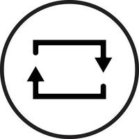 Rectangular Arrow Icon Style vector