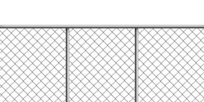 Metal wire mesh fence, rabitz grid vector