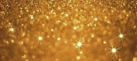 Golden Glitter Background photo