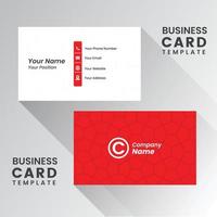 modern creative business card and name card vector