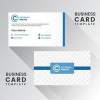 modern simple business card template collection vector