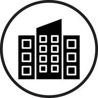 Office Building Icon Style vector