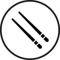 Chopsticks Icon Style vector