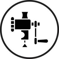 Meat Grinder Icon Style vector