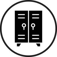 Lockers Icon Style vector