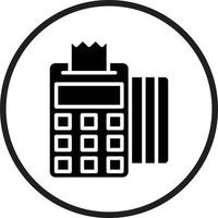 Pos Terminal Icon Style vector