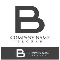 Creative B letter logo design vector