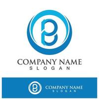 Creative B letter logo design vector