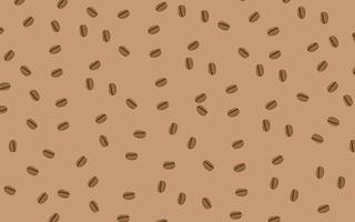 fondo de patrón de grano de café vector