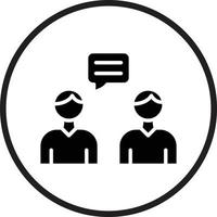 Conversation Icon Style vector