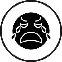 Crying Icon Style vector