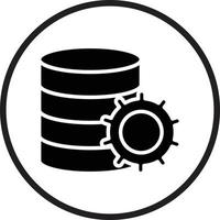 Data Management Icon Style vector