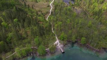 belle vue aérienne du lac konigssee video