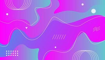 Abstract fluid background with ice cream color concept vector