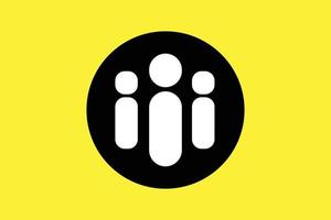 letter i logo with circle vector