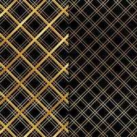 Gold and Black seamless pattern vector