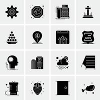 16 Universal Business Icons Vector Creative Icon Illustration to use in web and Mobile Related proje