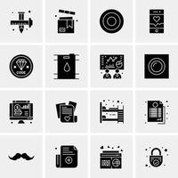 16 Business Universal Icons Vector Creative Icon Illustration to use in web and Mobile Related proje