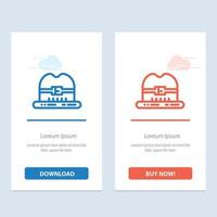 Cap Hat Canada  Blue and Red Download and Buy Now web Widget Card Template vector