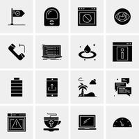 16 Business Universal Icons Vector Creative Icon Illustration to use in web and Mobile Related proje