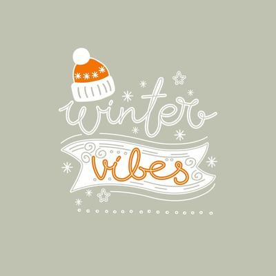 Winter Vibes Vector Art, Icons, and Graphics for Free Download