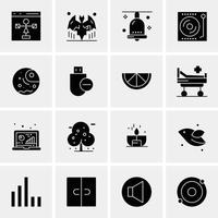 16 Business Universal Icons Vector Creative Icon Illustration to use in web and Mobile Related proje