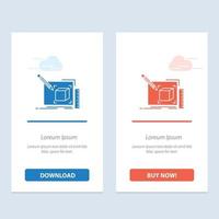 Drawing Art Sketch Line Pencil  Blue and Red Download and Buy Now web Widget Card Template vector