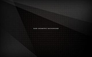 Black abstract geometric background. Modern shape concept. Eps10 vector