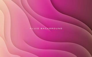 sombra ondulada dinámica de degradado rosa púrpura abstracto y ilustración de fondo de vector futurista geométrico de diseño moderno claro.