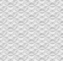 Light gray polygonal seamless paper pattern. Repeating geometric texture with extrusion effect. 3D vector illustration with origami effect for background, wallpaper, interior, wrapping paper.