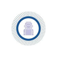 astronaut. space. spaceman. helmet. suit Glyph Icon. Vector isolated illustration