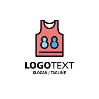 Shirt Tshirt Game Sport Business Logo Template Flat Color vector