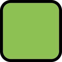 Box Checkbox Unchecked  Flat Color Icon Vector icon banner Template