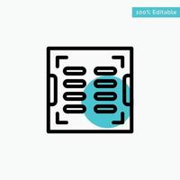 Bathroom Construction Drain Drainage turquoise highlight circle point Vector icon