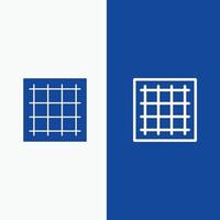 Grid Graph Drawing area software Line and Glyph Solid icon Blue banner Line and Glyph Solid icon Blu vector