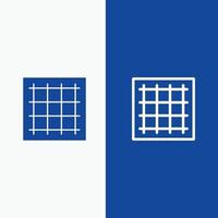 Grid Graph Drawing area software Line and Glyph Solid icon Blue banner Line and Glyph Solid icon Blu vector