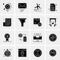 16 Business Universal Icons Vector Creative Icon Illustration to use in web and Mobile Related proje