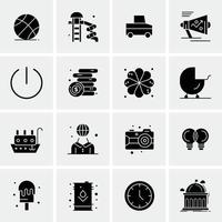 16 Business Universal Icons Vector Creative Icon Illustration to use in web and Mobile Related proje