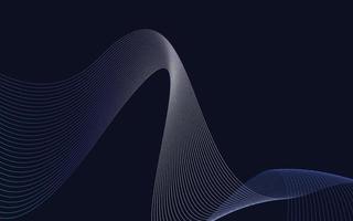 Vector abstract wave background. Blue Gradient waves background