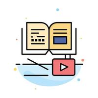 Growth Knowledge Growth Knowledge Education Abstract Flat Color Icon Template vector