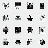 16 Business Universal Icons Vector Creative Icon Illustration to use in web and Mobile Related proje