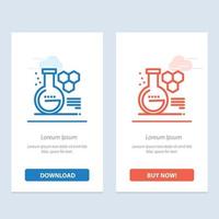 Chemistry Lab Chemistry Lab Education  Blue and Red Download and Buy Now web Widget Card Template vector