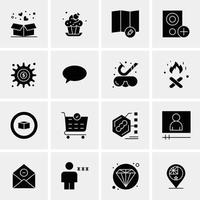 16 Business Universal Icons Vector Creative Icon Illustration to use in web and Mobile Related proje