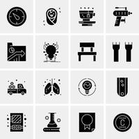 16 Business Universal Icons Vector Creative Icon Illustration to use in web and Mobile Related proje