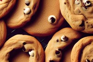 Brown Cookies Background photo