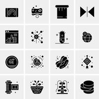 16 Universal Business Icons Vector Creative Icon Illustration to use in web and Mobile Related proje