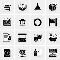 16 Business Universal Icons Vector Creative Icon Illustration to use in web and Mobile Related proje