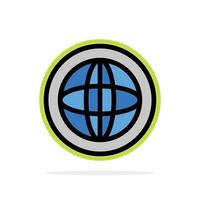 Center Communication Global Help Support Abstract Circle Background Flat color Icon