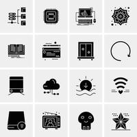 16 Business Universal Icons Vector Creative Icon Illustration to use in web and Mobile Related proje